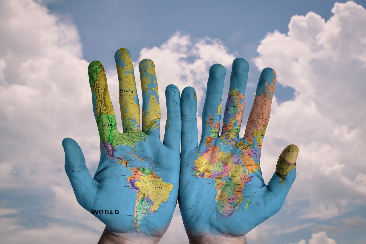 hands, world, map, global, earth, globe, continents, palms, fingers, world map, idea, concept, world, world, world, world, world, map, earth, earth, globe